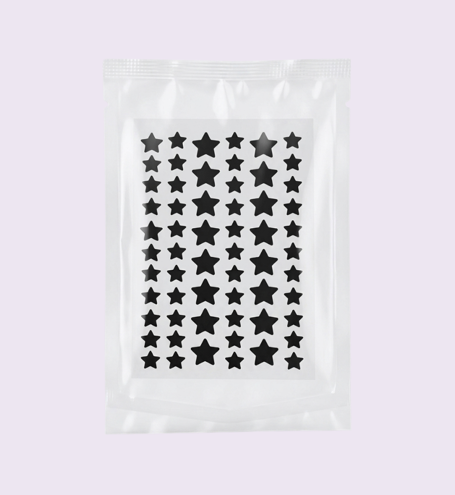 Matala Face Acne Patches μαύρα σε σχήμα αστέρι - 2